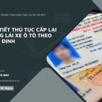 Chi Tiết Thủ Tục Cấp Lại Bằng Lái Xe Ô Tô Theo Quy Định