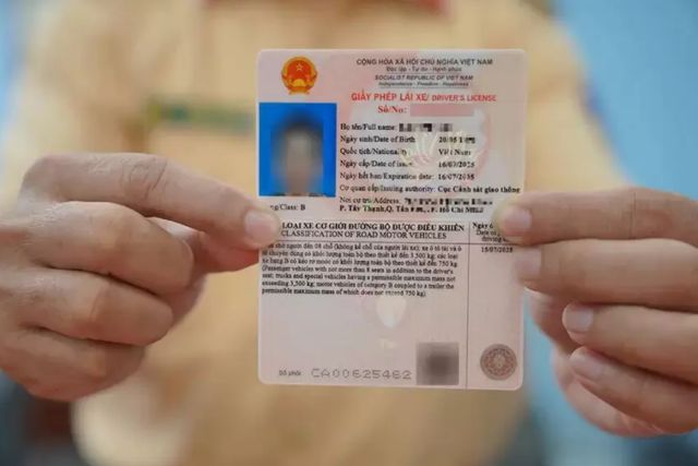 Bằng lái xe hạng B theo thiết kế mới nhất hiện nay